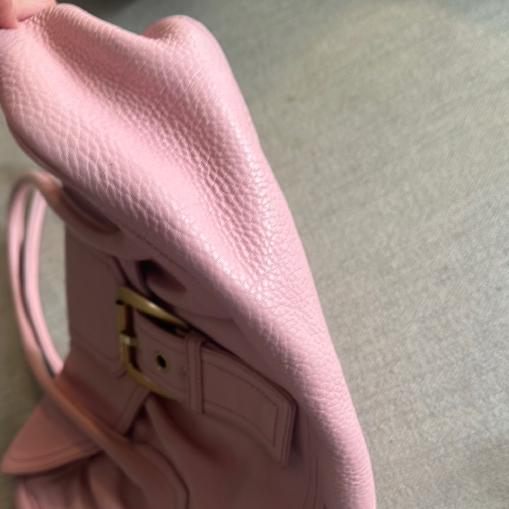 Celine Macadam Bubble Gum Pink Buckle Flap Leather Bag, unreal condition & price - Picture 7 of 13